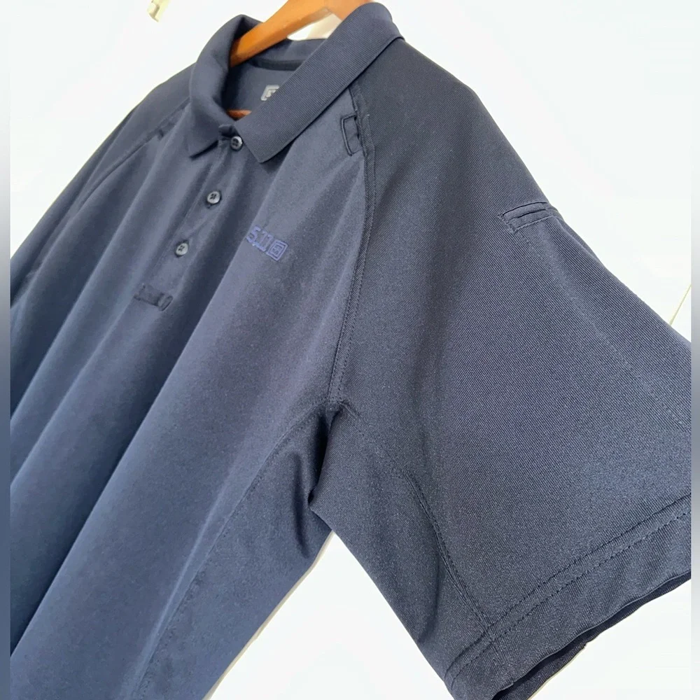 Men’s 5.11 Tactical Series Polo Black - Picture 13 of 16